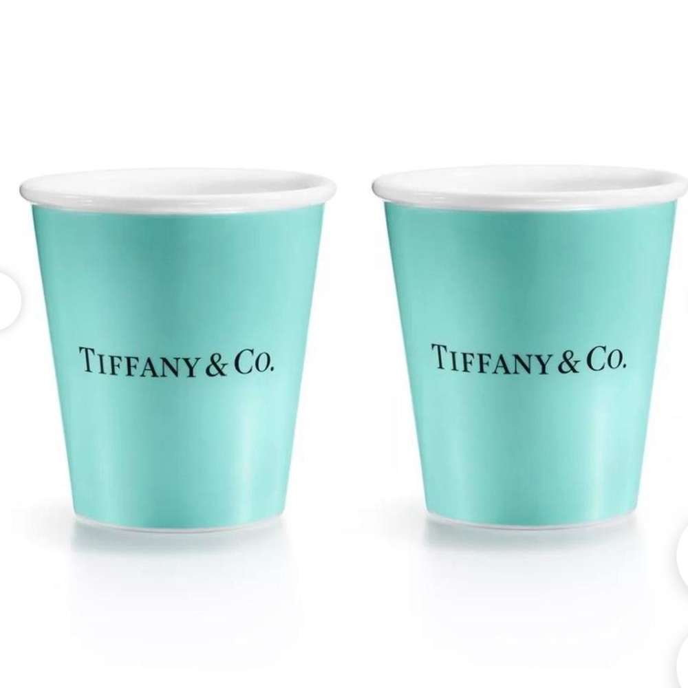 Tiffany & Co. Aqua Cups